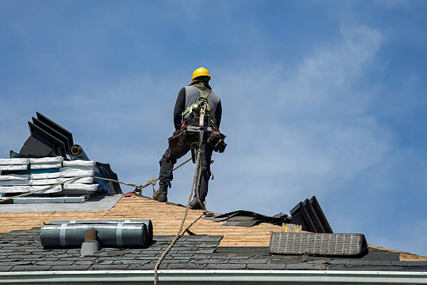 Professional Gutter Installation technician working in Saint Stephen, SC